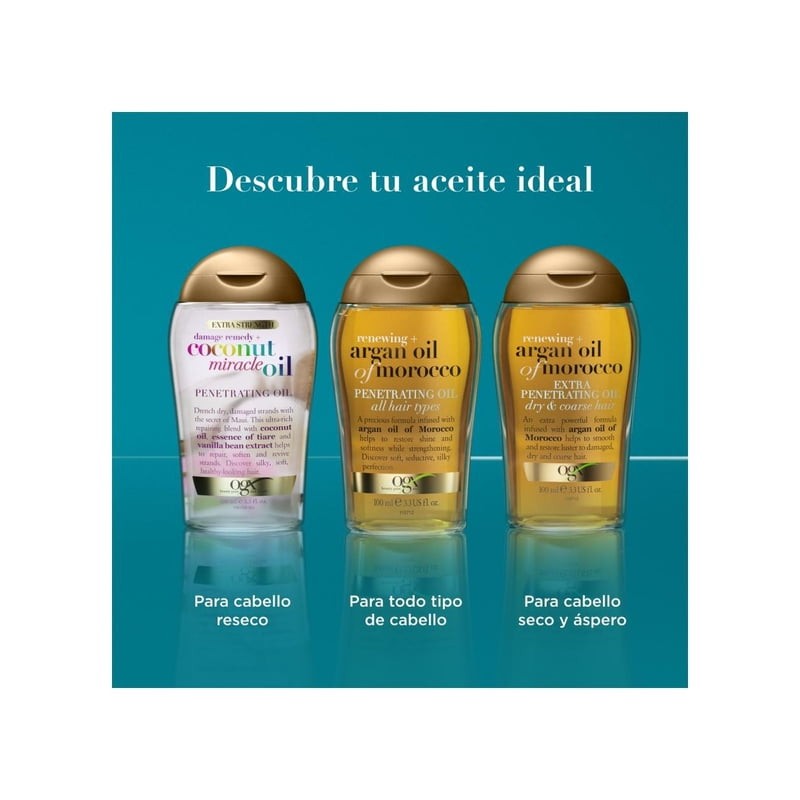 Aceite capilar Ogx argan oil of morocco extra penetrating 100