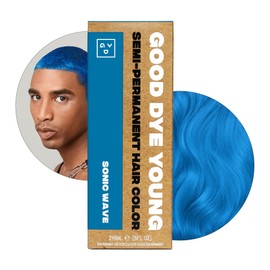 Good Dye Young Semi-Permanent Hair Color, Vegan and Cruelty-Free Hair Dye, Last up to 24 Washes, Non-Damaging Conditioning Hair Color (5FL OZ, Sonic Wave)