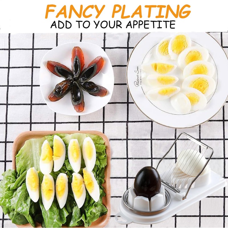 KASESSS Egg Slicer for Boiled Eggs, Multifunctional Egg Cutter, Egg