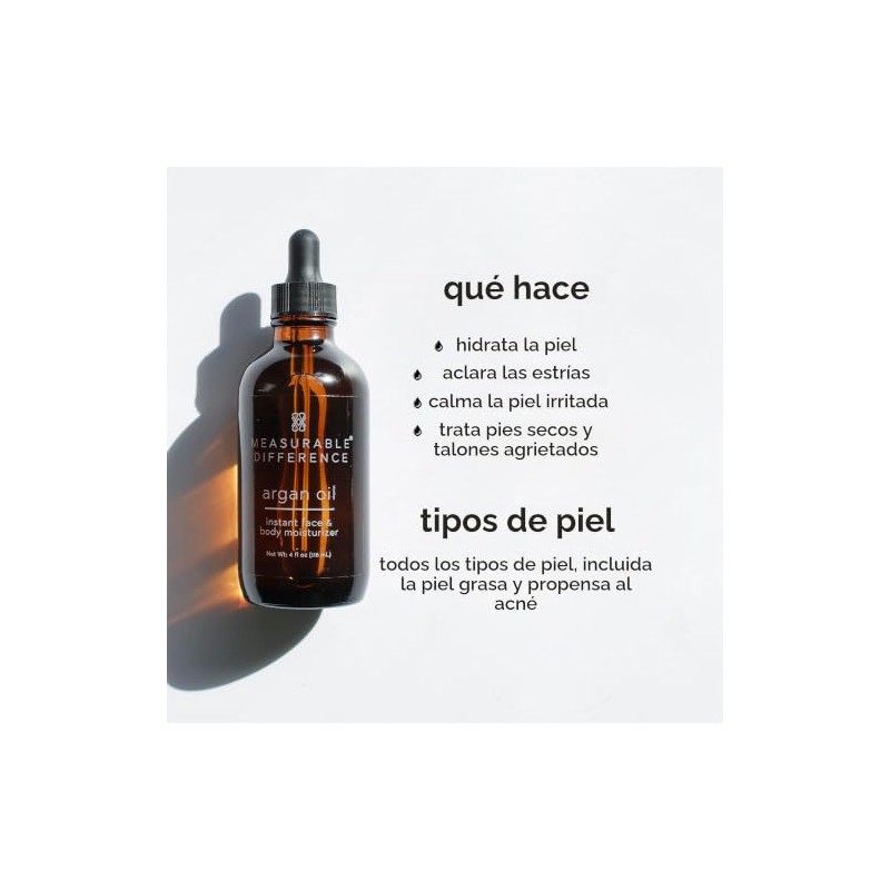 Measurable Difference Aceite de Argan.