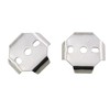 ZHYOHEN 2PCS 1.5 Inch Bathroom Hardware Towel Bar Bracket with