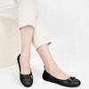 Reimferce Womens Flats Ballet for Work: Black 7.5 Dress Comfortable