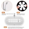 Secopad Bathtub Stickers Non-Slip, 12 PCS White Safety Shower Treads