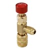 2Pcs Refrigerant Charging Valve Set, 5/16" Safety Adapter Flow Control