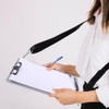 Aupawdy Clipboard A4, Aluminium Clipboard with 160 cm Adjustable Shoulder