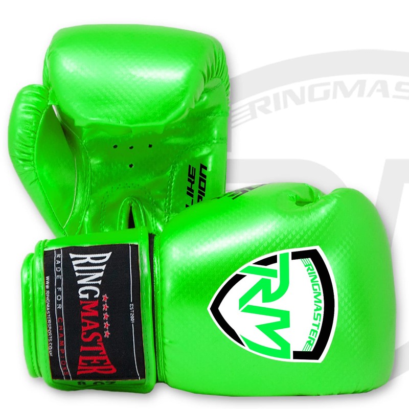 RingMaster Sports Kids Boxing Gloves Carbon Leather Training Sparring Punch
