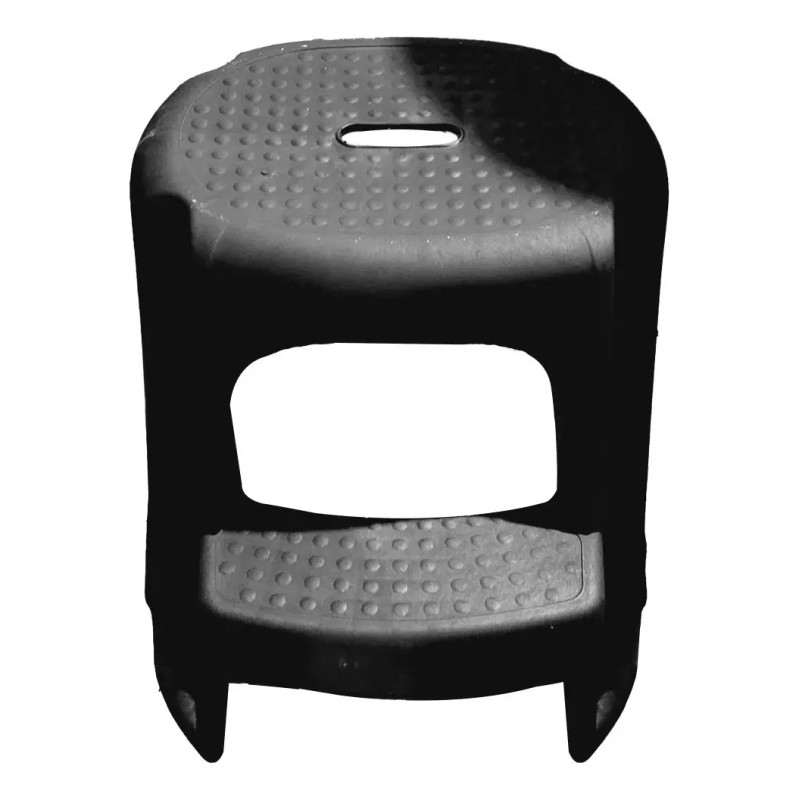 XFL Taburete De Plastico 136 Kg - 2 Peldaños Antiderrapante