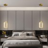 zhllmq Kitchen Island Mini Light Fixture Modern Led Crystal Pendant