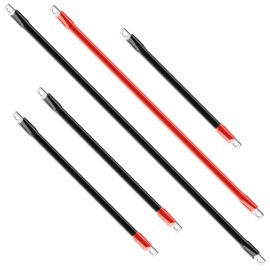 CLUBRALLY Golf Cart Battery Cables Power Wiring Kit, 2 Gauge Battery Cable for EZGO RXV Golf Carts