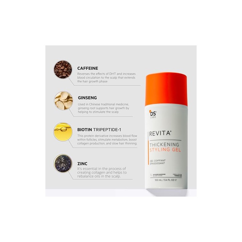 DS Laboratories | Revita Gel® para estilizar el cabello