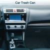 TUCKBOLD Car Trash Can Portable Front Seats Trash Bin Black