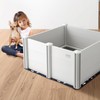 VEVOR Whelping Box for Dogs, 38.6 x 38.6 x 18.1in