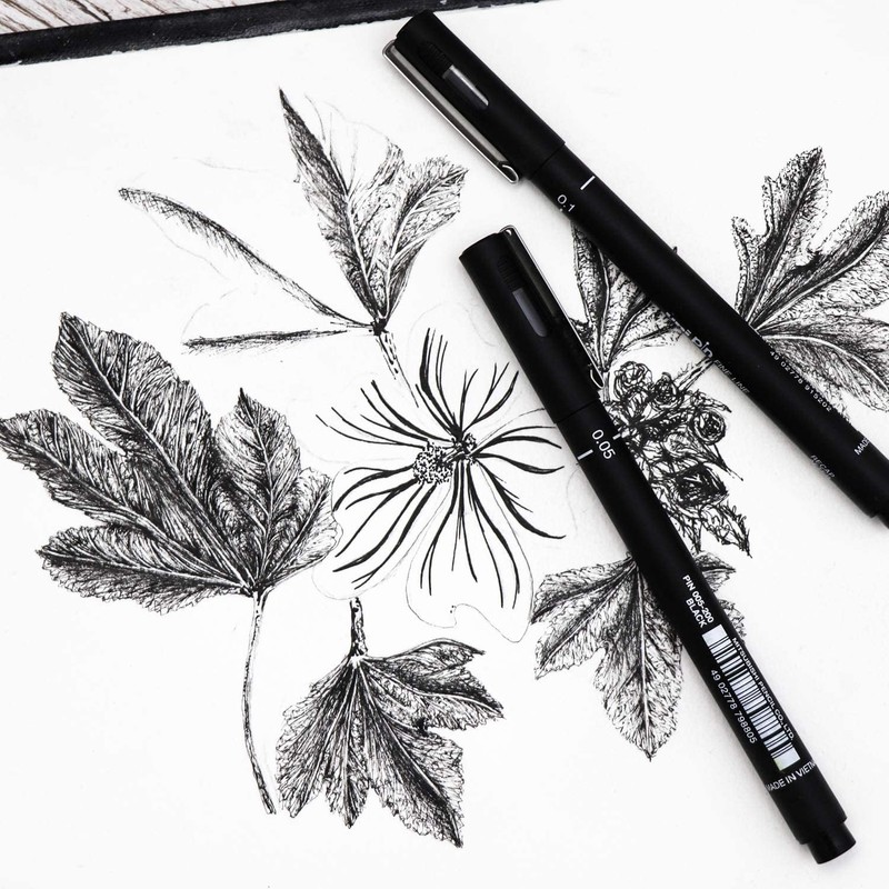 UNI-BALL PIN DRAWING PEN FINELINER ULTRA FINE LINE MARKER 0.4mm