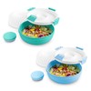 Tasty 2-Pack Salad Boss To-Go Bowls, All-in-One Salad Maker with
