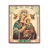 NKlaus Mother of Perpetual Aid Wooden Icon 10 x 12