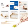 Glomora Anti-Shake Chopsticks, Automatic Opening Assistive Dining Utensils for Hand