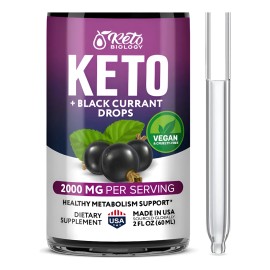 Keto 2000mg Gotas Con Cetonas Exógenas Bhb Fabricadas En Usa Sin Sabor