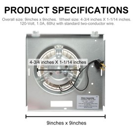 seork 769RL B Unit Bathroom Fan Motor Replacement S0504B000 Fits for Broan Nutone Models 769RL, 769RL-R01, 769RFT-R01, Fits for Broan Nutone Bathroom Exhaust Fan Models 769RL, 769RL-R01, 769RFT-R01