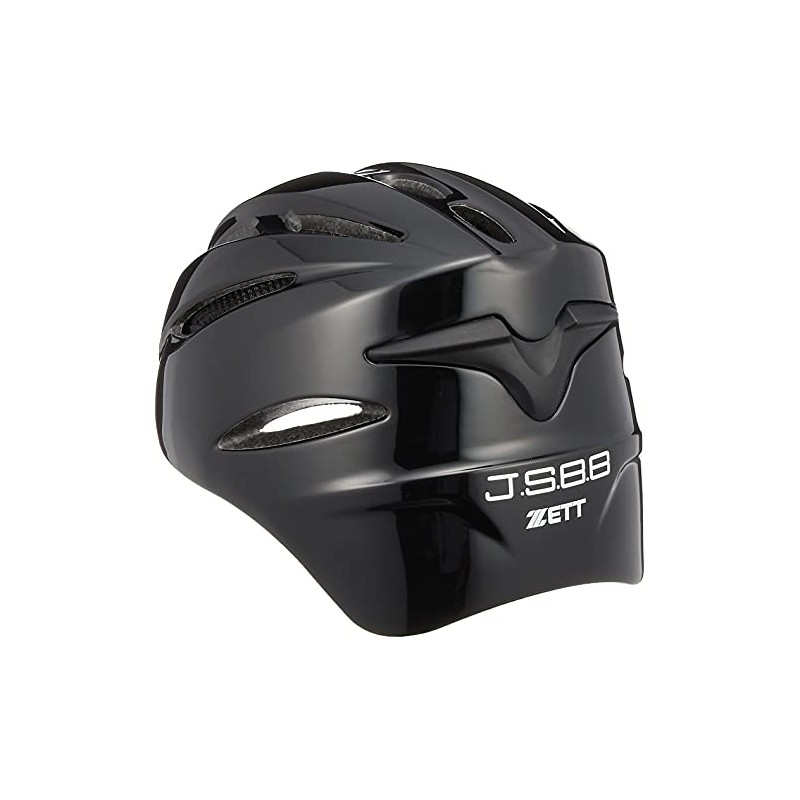 ZETT BHL40R Soft Baseball Catcher Helmet Black O