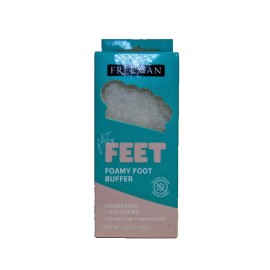 FREEMAN FEET FOAMY FOOT BUFFER hydrating + polishing Coconut Oil + shea butter