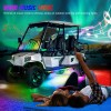 Nilight 2Pcs Golf Cart Underglow Light Kit for EZGO Yamaha