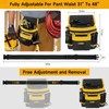 Tool Belt,Magnetic Tool Pouch,14-Pockets Tool Belts for Men,Detachable & Adjustable