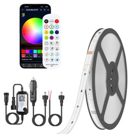 LED Boat Lights Strip 33FT, IP67 Marine LED Strip Pontoon Boat Light App Control, 12V RGB Waterproof Boat Interior Light, Night Fishing Lighting for Bass Boat, Kayak, Jon Boat, Cabin, Deck