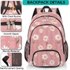 Flower Daisy Travel Laptop Backpack for Women Men Bookbag Casual
