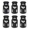 sourcing map Plastic Cord Toggle Clasp Stopper Rope End for