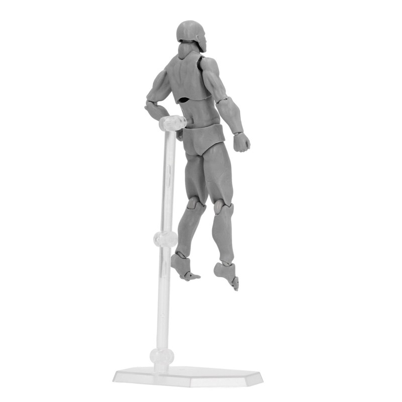 Figure Model PVC Action Figure Drawing Model Movable Joint Pedestal