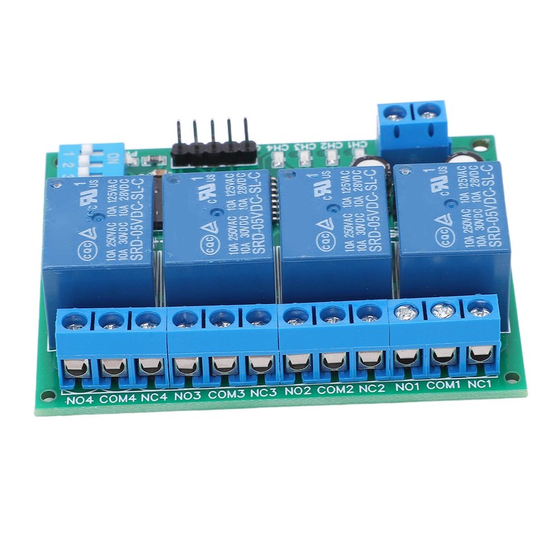 Relay Module DIP 4 Channel Control Board Switch Controller DC