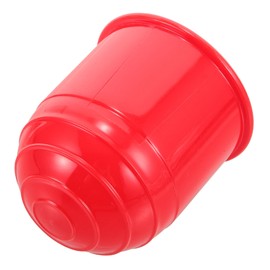 Ciieeo Trailer Hitch Ball Cover Protective Cap for Tow Hitch Ball Effortless Installation Durable Design Travel Trailer Accessories Red Plastic Dustproof Cover