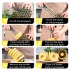 Pineapple Corer, [Upgraded, Reinforced, Thicker Blade] Newness Premium Pineapple Corer