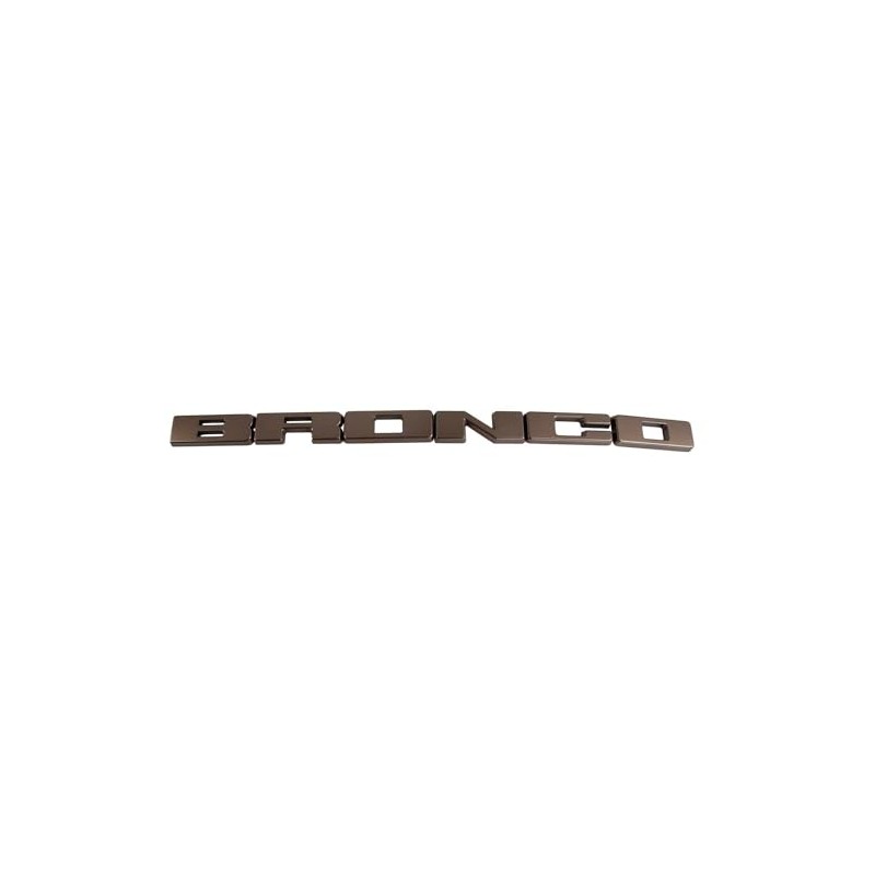 21-23 Ford Bronco OEM Grille Bronze BRONCO Lettering Overlay Kit