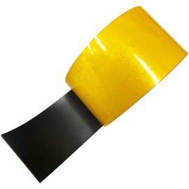 Nitto EL HS-MAGNET50YEL Reflective Magnetic Sheet 2 x 3.3 ft (50 mm x 1 m) Yellow