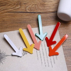 6 Pcs Colorful Arrow Shape Hair Barrettes Duckbill Hairpins Alligator Hair Clips Bobby Hair Pins