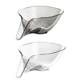 AALFA Multi-functional Drain Basket Sink Kitchen Sink Strainer Basket Strainer Sink Washing Basket Home Organizer Drain Fruit Strainer (Transparent), 20, KYKJ0000154