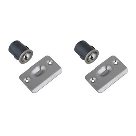 2-Pack Drive-in Ball Catch for Closet Doors with Dummy Knobs or Levers, Satin Nickel – Design House, 181974