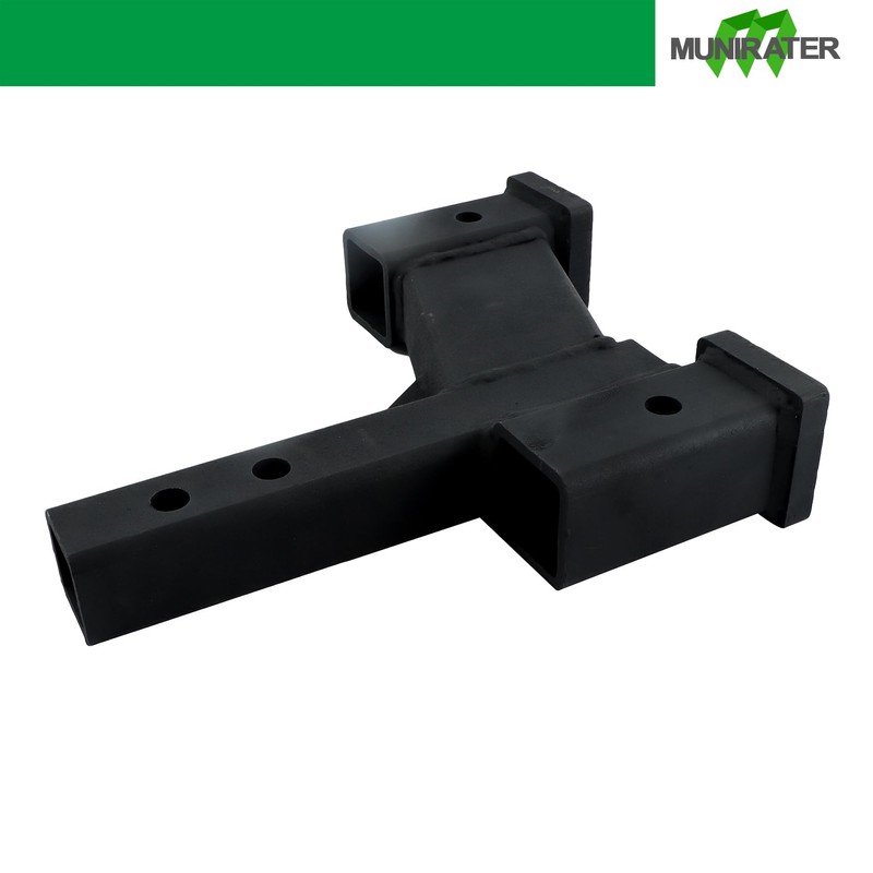 munirater Replacement for Trailer Dual Hitch Extender Adapter with 2-1/4-inch