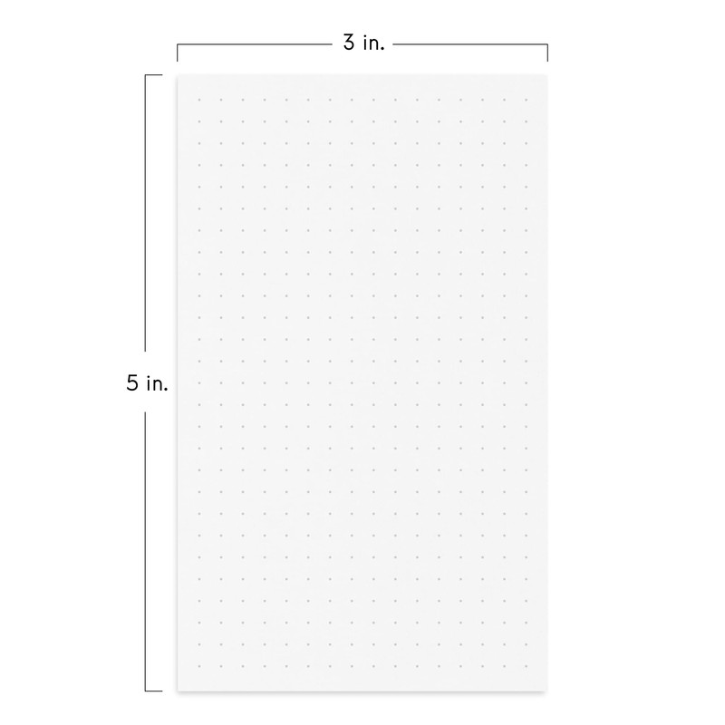 Notsu Dot Grid Index Cards 3x5 inch, 50 ct |
