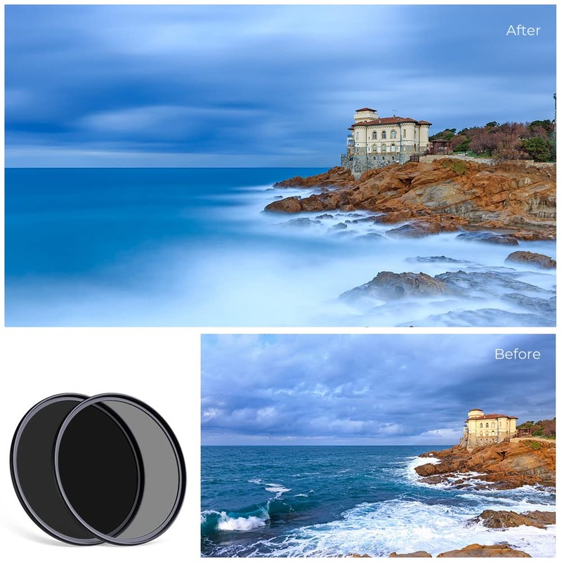K&F Concept 77MM Lens Filter Kit CPL+ND8+ND64 Multi-Coated Circular Polarizing