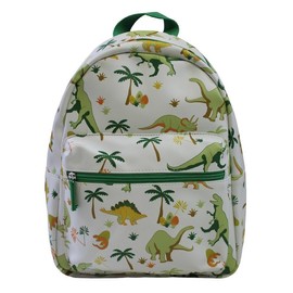 Powell Craft Dinosaur Print Backpack Rucksack in Cream