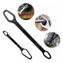 Llave Inglesa Universal Ajustable Doble Boca 15cm+24cm 2 Pzs
