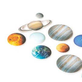 Playhouse Soft Puffy 16-Piece Sticker Sheet for Crafts, Trading & Collecting - Solar System