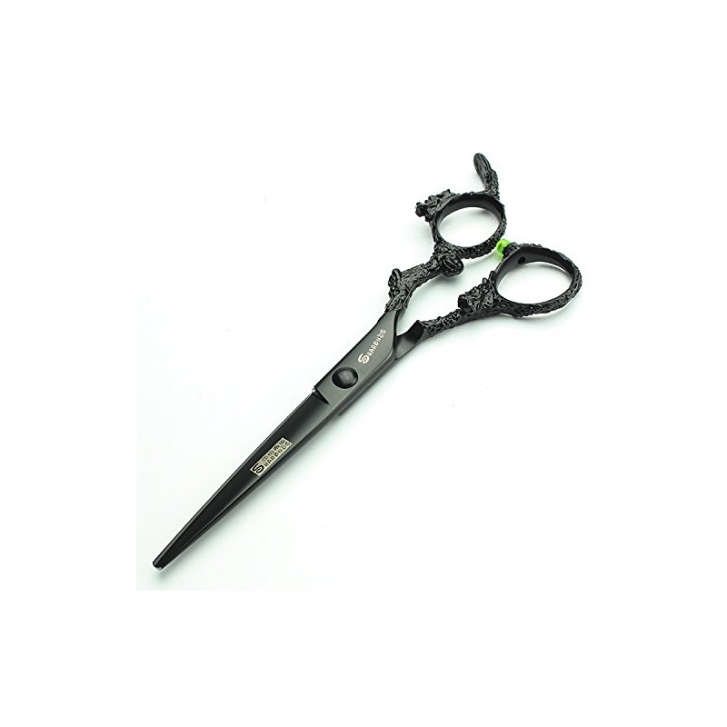 6 Inch Black Sharp Professional Hairdressing Scissors 440 °C High Hardness Salon