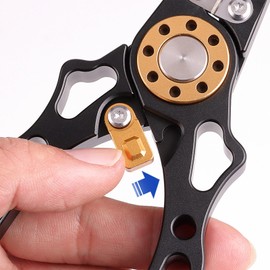 Cozioz Multi-Function Fishing Pliers – Fly Fishing Gear, Fish Lip Gripper, Hook Remover, Split Ring Tool, and Ice Fishing Accessory