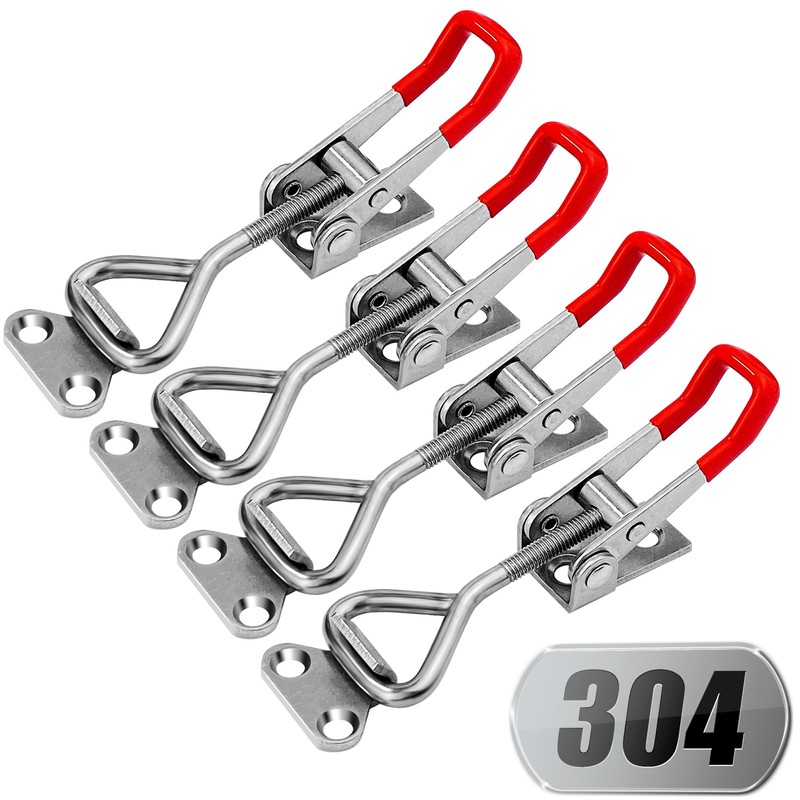 houya 4 Pack Toggle Latch Clamp 4001 Adjustable 304 Stainless