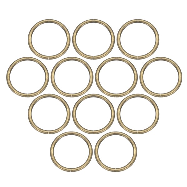 sourcing map 32 Pcs O Ring Buckle 50mm/2" ID 4.8mm