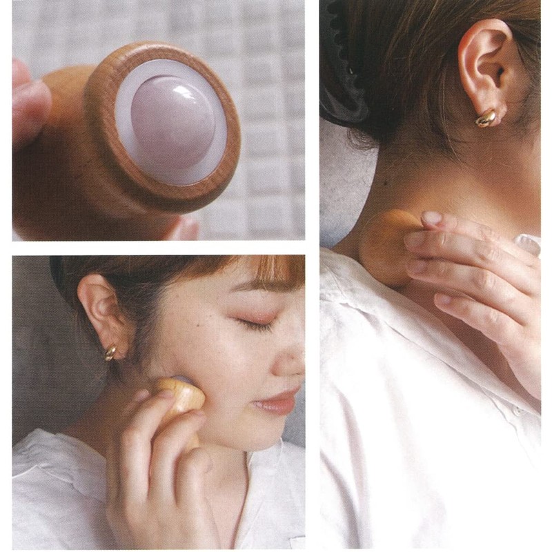 Global Arrow R04-1067 Coola Natural Stone Care Roller, Heal, Size: