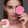 60 Count Facial Sponges Compressed Face Sponge Natural Cleaning Sponge